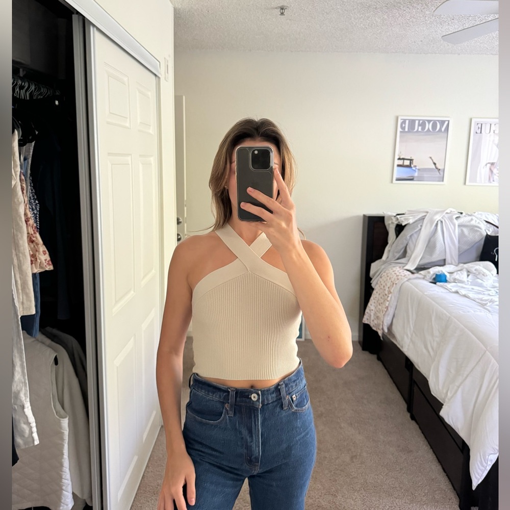 Aritzia Criss Cross Tank